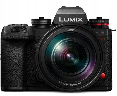 Kamerë pa pasqyrë Panasonic LUMIX S1R II DC-S1RM2ME, 44.3MP, 8K, me lente 24-105mm f/4, e zezë