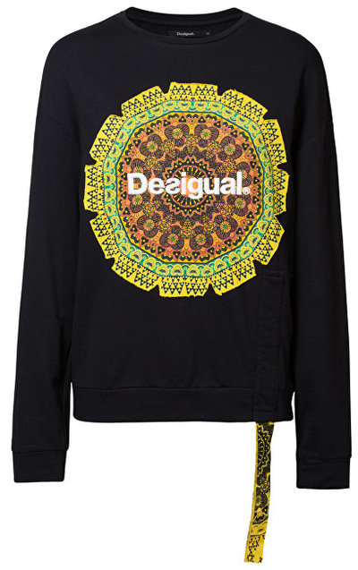 Duks Desigual Sweat Greve Negro 19SWSK09 mDE2359-S