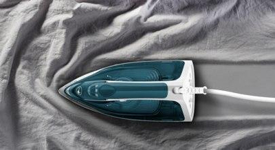 Hekur me avull Tefal Express Steam FV2839E0, 40 g/min, kabllo 1.9 m, i bardhë me blu