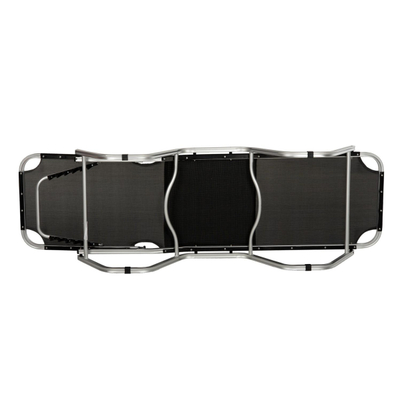 Shezllon profesional alumini WALDO i zi 195×53–60×30 cm (HM5071.90), zezë