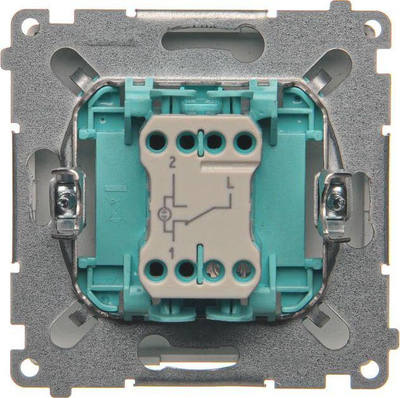Çelës i shkallëve Kontakt-Simon Simon Basic (BMW6L.01 / 43), 10AX, 250V, i argjendtë