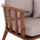 Set lounge oborri Harra HM6236, 4 pjesë, dru akacie, jastëkë gri