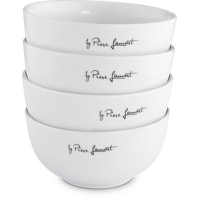 Set tasa Lamart LT9014, 4 copë, 14cm, të bardhë