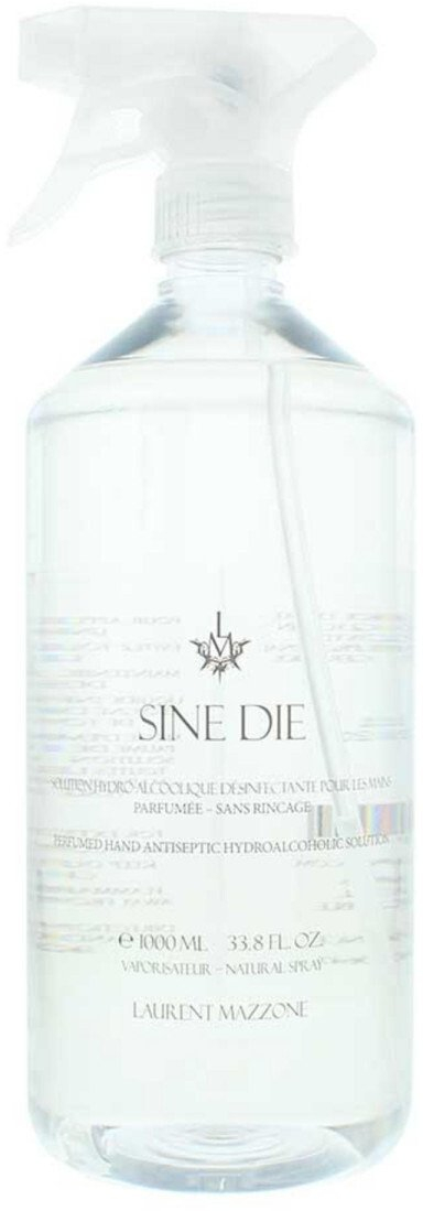 Dezinfektues për duar Laurent Mazzone Sine Die, solucion hidroalkoolik, 1000 ml, transparent