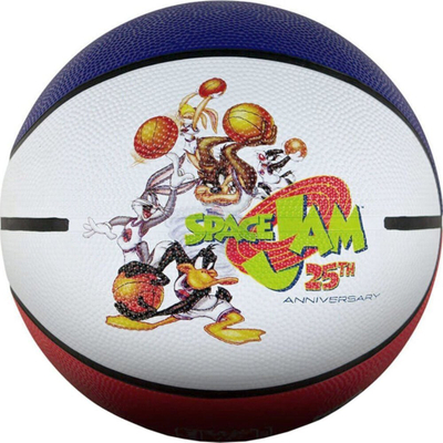 Top basketbolli Spalding Space Jam 25th Anniversary 84687Z, gome e fortë, për brenda edhe jashtë, i kuq, blu me të bardhë