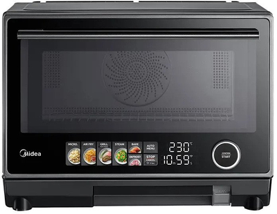 Mikrovalë Midea MSO25H, 25L, 1000W konvekcion dhe grill, e zezë