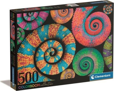 Puzzle Clementoni Color Boom Curly Tails, 500 copa, shumëngjyrësh