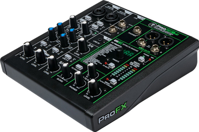 Mikser audio Mackie ProFX6 v3, 6 kanale, USB, i zi