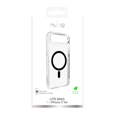 Mbulesë telefoni Puro PUIPC1766LITEMBLK për iPhone Air, TPU, transparente