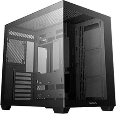 Kути компјутери DeepCool CG530, MIDI Tower, калено стакло, црна