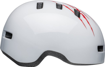 Kaskë biçiklete për kalamajt Bell Lil Ripper, In-Mold, XS 45-52 cm, e kuqe me shkëlqim
