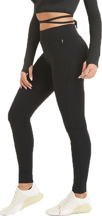 Leginsa për femra Push Up, të zeza, masa XS (PUSHUPBLK)