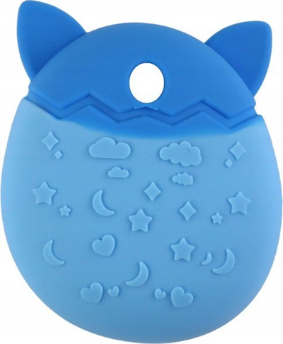 Mbulesë silikoni LEAN Toys për Tamagotchi, dizajn kotele, blu