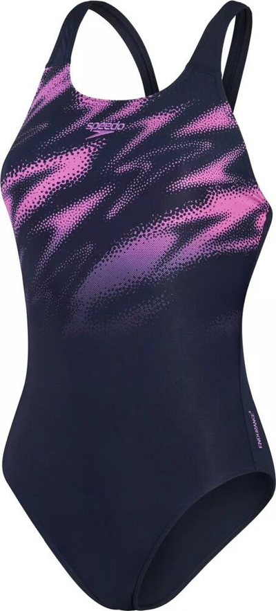 Kostum banje Speedo HyperBoom Placement Muscleback, Endurance+, navy vjollcë