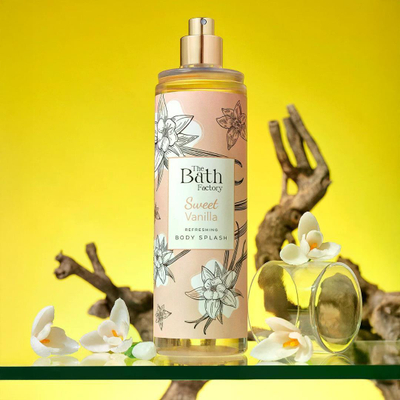 Sprej për trup The Bath Factory Vanilla, 200 ml