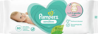Peceta të lagura Pampers Sensitive 15 pako nga 80 copa