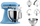 Mikser planetar KitchenAid 5KSM175PSEVB, 4.8L, 300W, blu