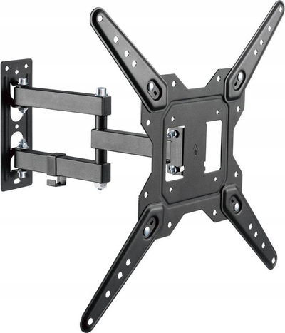 Mbajtës muri për TV Maclean MC-701N, 23-55\", VESA 400x400, 30kg, i zi