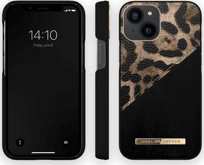 Kapak telefoni iDeal of Sweden IDACAW21 I2154 330, për iPhone 13 mini, Midnight Leopard