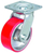 Тркало за мебел WHEEL D125 PL 5-125-S-P, дијаметар 125mm, полиуретан