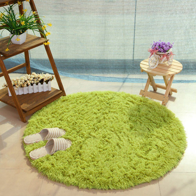 Tapet rrumbullak Strado Round Shaggy Rug, 160x160 cm, GreenGrass, jeshil