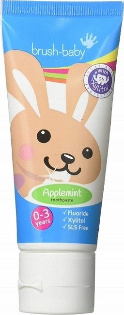 Pasta dhëmbësh Brush-Baby Applemint, 0-3 vjeç, 50ml