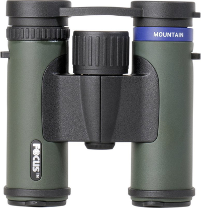 Binokula Focus Mountain 10x25, prizma Bak 4, rezistent ndaj ujit, të zinj