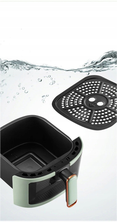 Fritezë ajri LINBOX Air Fryer, 5L, 1400W, jeshile