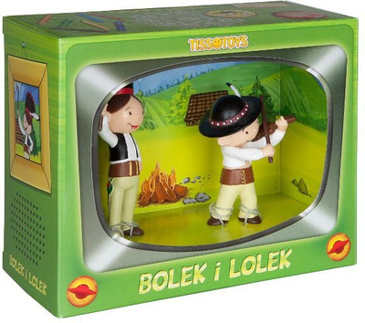 Figurë zbukurimi Tissotoys Bolek and Lolek in the Mountains, për TV, shumëngjyrëshe