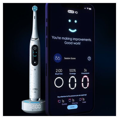 Furçë elektrike për dhëmbë Oral B iO Series 10 Stardust, e bardhë