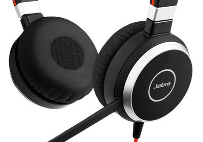 Headset me kabllo Jabra Evolve 40 Stereo USB‑C, Microsoft Teams, i zi