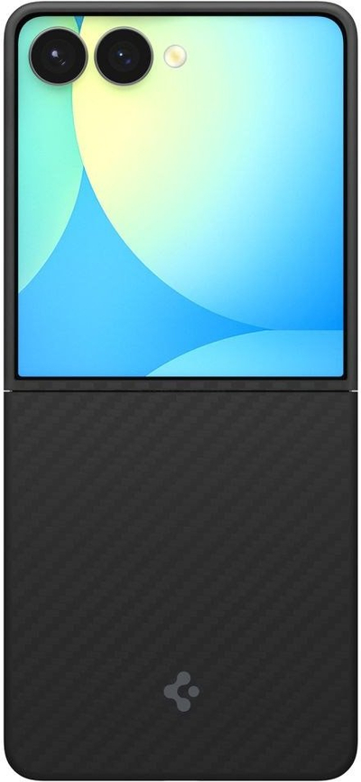 Kllëf telefoni Spigen Air Skin për Samsung Galaxy Z Flip7, polikarbonat, i zi