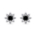 Vathё Brilio Silver Flowers EA577WBC
