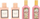 Set parfumi Gucci Miniatures Bloom EDP dhe Flora Gorgeous Gardenia EDP, 4 x 4ml, për goca