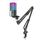 Mikrofon USB Fifine T669 PRO2, set me krah tavoline, RGB, i zi