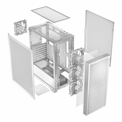 Kasa kompjuteri Logic Concept Dart Pro, MIDI Tower, ATX, e bardhë