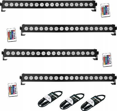 Shirit ndriçimi Light4Me PIXEL 18 RGBW IR LED Bar, 72W, 18 LED, i zi