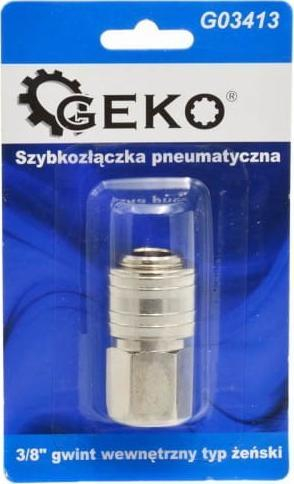 Kuple pneumatike GEKO, 3/8", filetë e brendshme, metalike