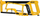 Set sharrash dore Hand Saw Hacksaw, 3 copa, 24T, dorezë gome