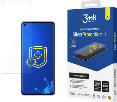 Film mbrojtës ekrani 3mk SilverProtection+ për Oppo Reno 6 5G, antibakterial, transparent