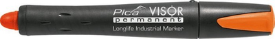 Marker permanent Pica VISOR, fluorescent, portokalli