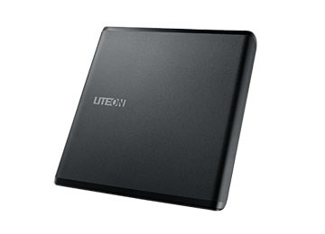 Надворешен оптички диск Lite-On ES1 Ultra-slim, црн