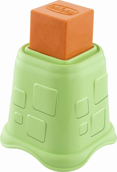 Lodër edukative Chicco ECO+ Tower, 2 në 1 kupa për t’u grumbullu, shumëngjyrëshe