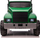 Makina elektrike për fëmijë Agriculture Truck, 2 vende, dritat LED, jeshile