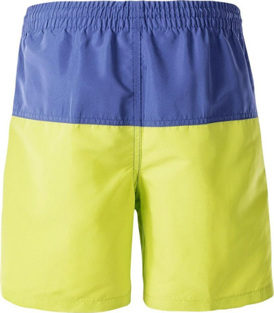 Shorc plazhi për kalama AquaWave DRAKON JR, poliester, madhësia 158, blu navy me lime
