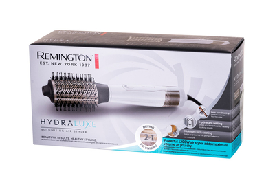 Furçë rrotulluese Remington Hydraluxe AS8901, ajër i nxehtë, qeramike, e bardhë