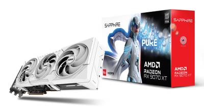 Графичка картичка Sapphire AMD Radeon RX 9070 XT PURE, 16GB GDDR6, ARGB, бела