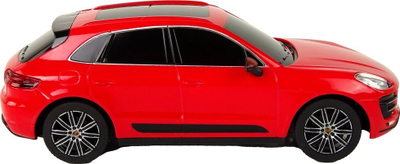 Makina me pult Rastar Porsche Macan Turbo 1:24, R/C, e kuqe