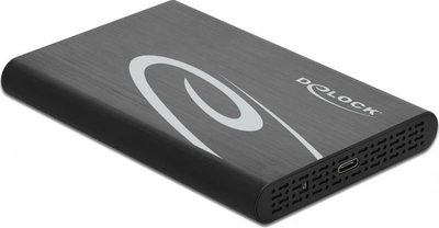 Kuti e jashtme Delock 42610, 2.5" SATA HDD SSD, USB C 3.2 Gen 2, e zezë