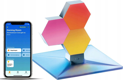 Drita dekorative LED Cololight Plus Starter Kit, 3 module, WiFi, shumëngjyrëshe